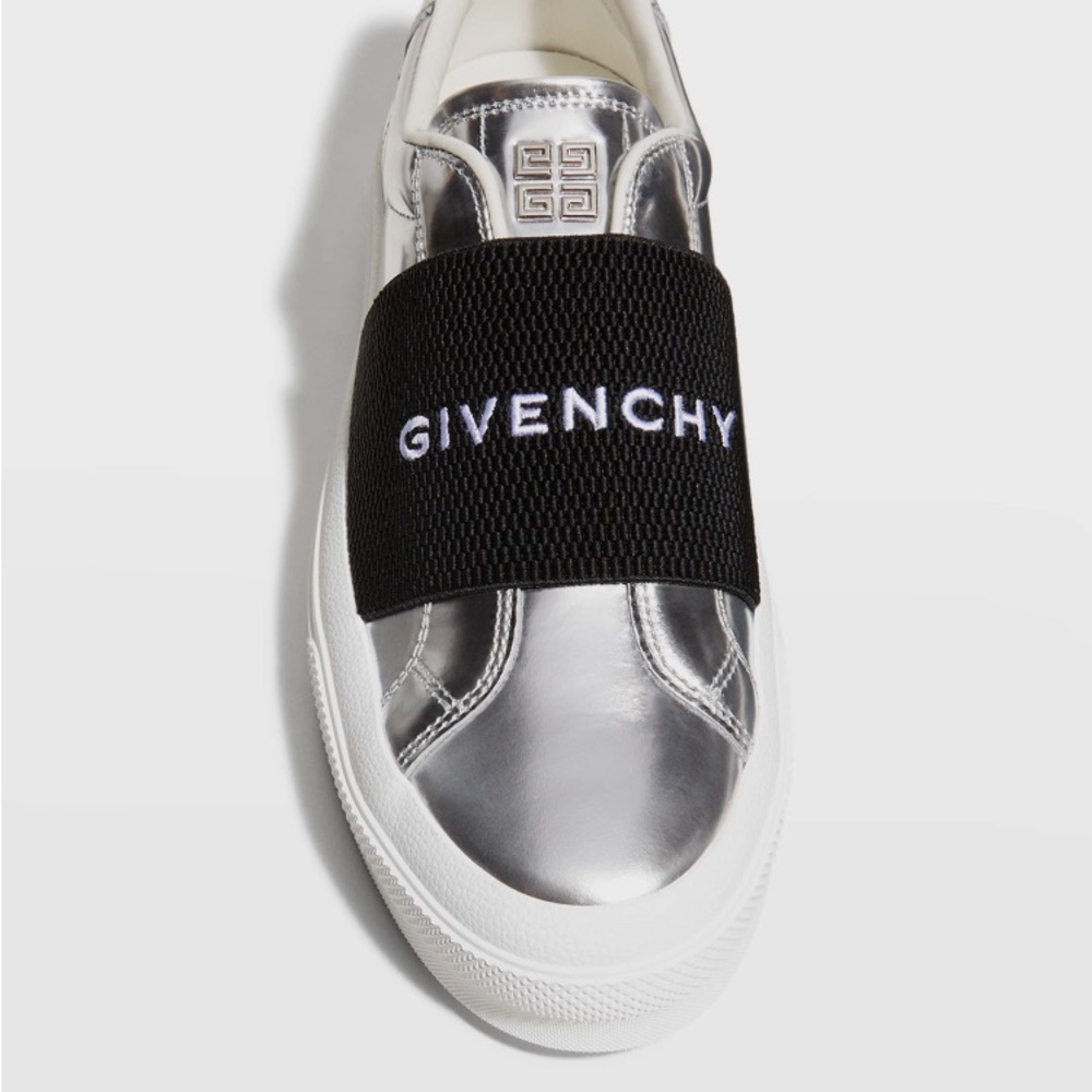 Givency City Sport Metallic Slip On Sneakers